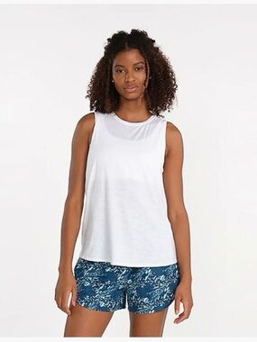 Tasc Nola Performance White Sleeveless Women's Tank Top